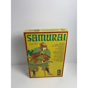 RARE Vintage FX Schmid SAMURAI Board Game 70s W/ Strategy Game Board Missing